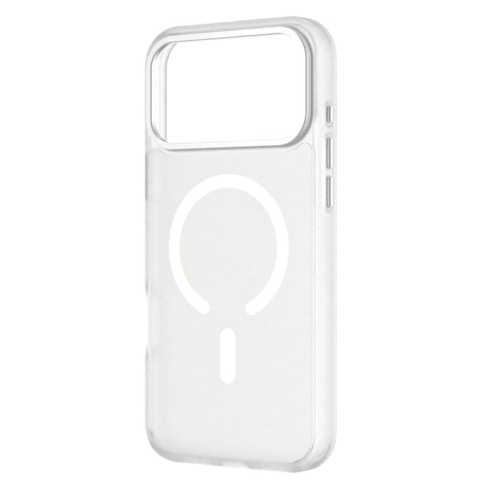Hybrid Drop | SOFT TOUCH - iPhone 17 Pro Max Case MagSafe Compatible - Clear Frosted