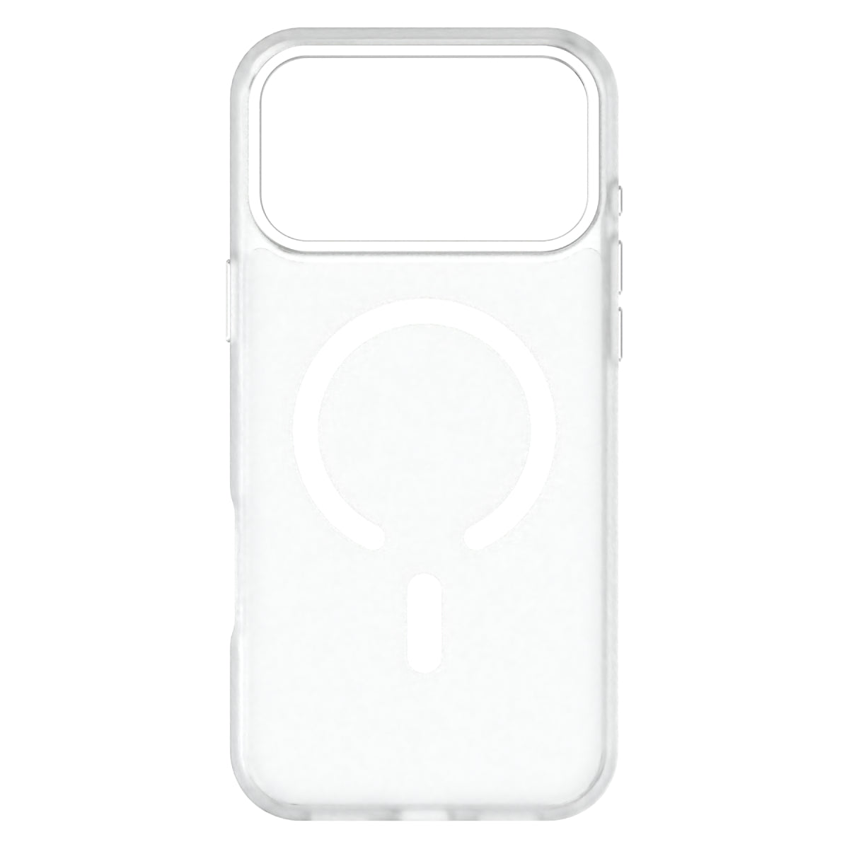 Hybrid Drop | SOFT TOUCH - iPhone 17 Pro Max Case MagSafe Compatible - Clear Frosted
