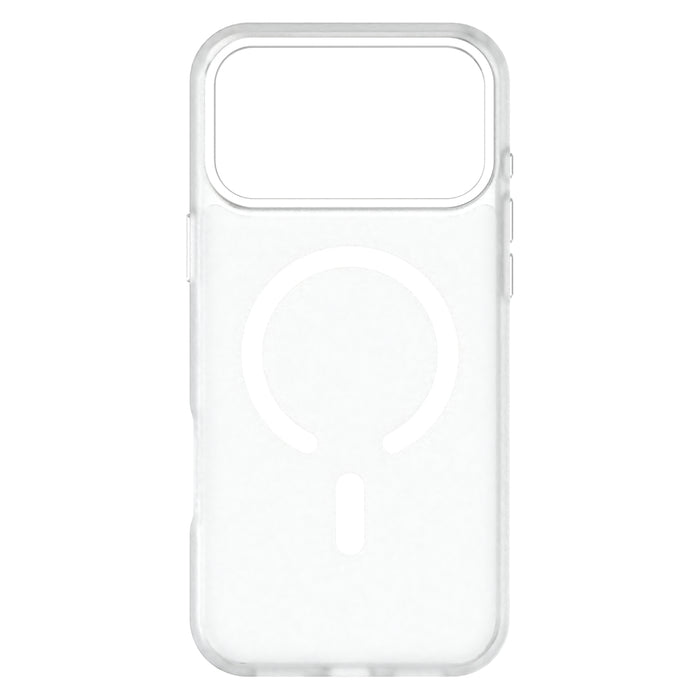 Hybrid Drop | SOFT TOUCH - iPhone 17 Pro Max Case MagSafe Compatible - Clear Frosted