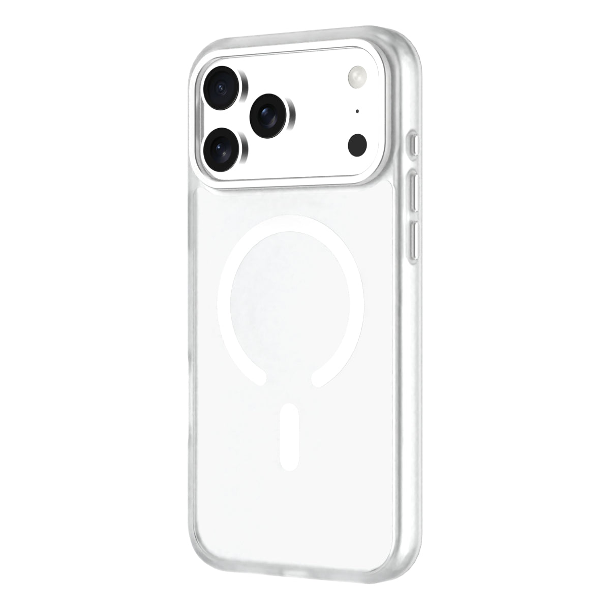 Hybrid Drop | SOFT TOUCH - iPhone 17 Pro Max Case MagSafe Compatible - Clear Frosted