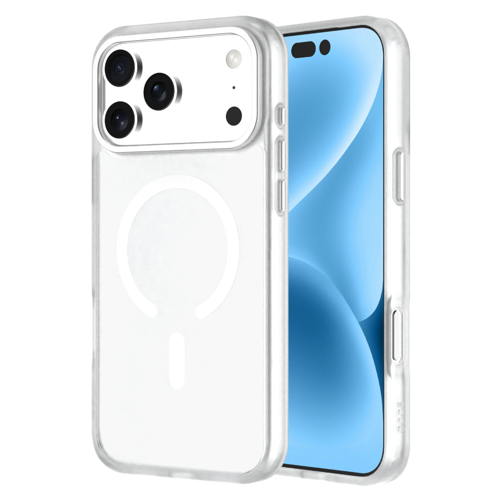 Hybrid Drop | SOFT TOUCH - iPhone 18 Pro Max | 17 Pro Max Case MagSafe Compatible - Clear Frosted