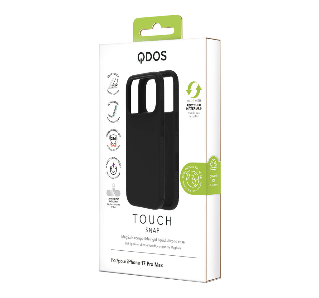 Touch Snap - iPhone 18 Pro Max | 17 Pro Max Case MagSafe Compatible - Black
