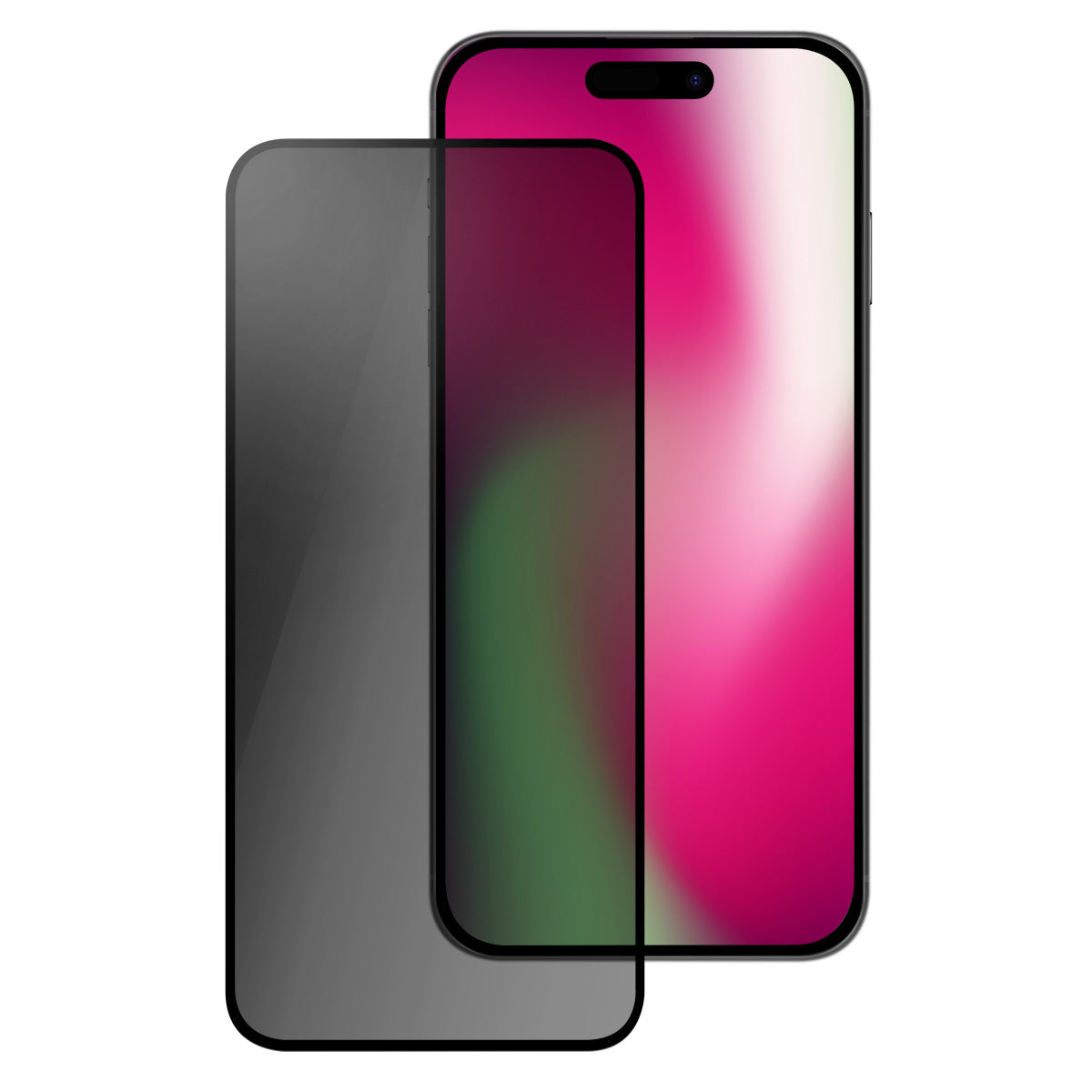 OptiGuard Eco Glass Privacy - iPhone 17 Pro Privacy Screen Protector - Privacy Black