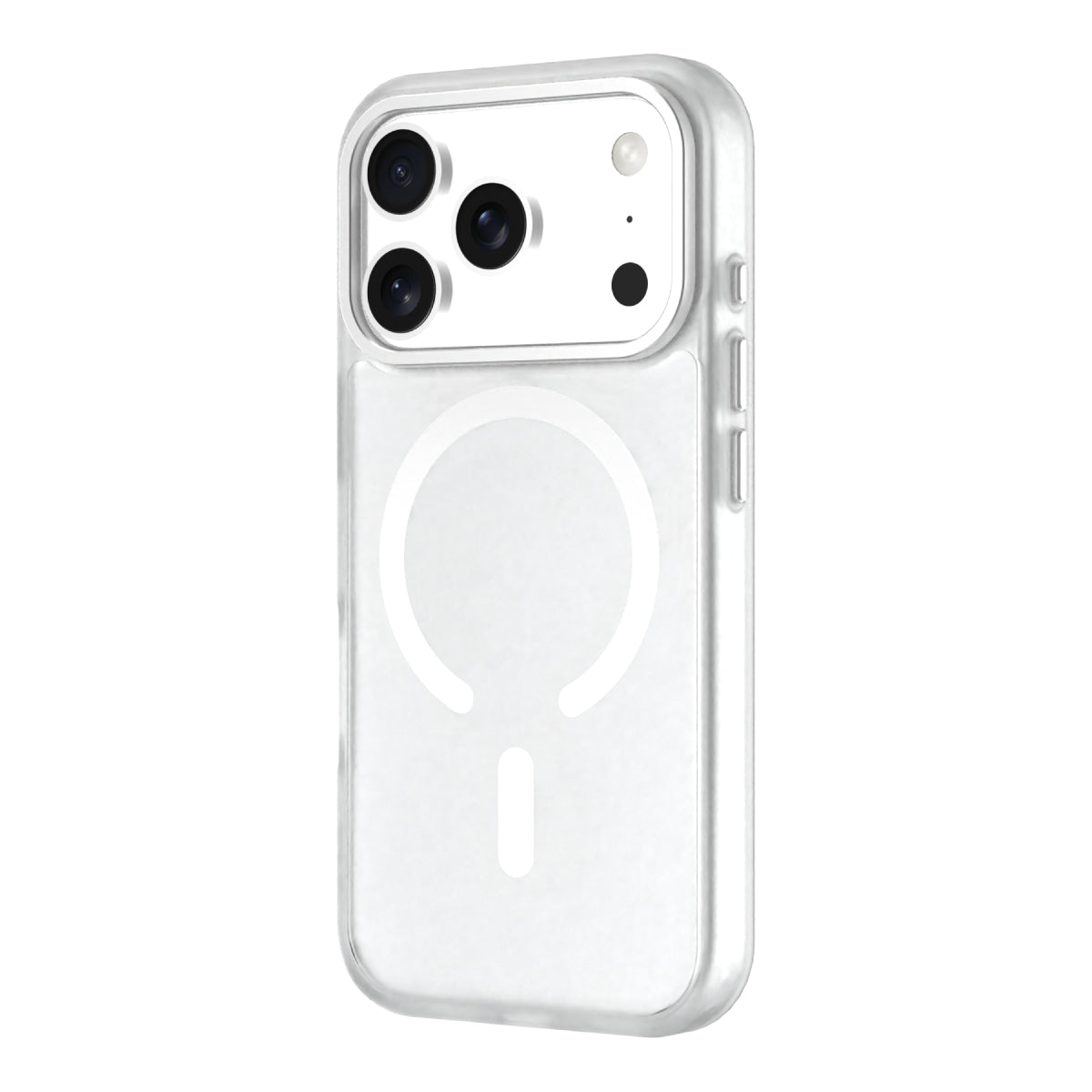 Hybrid Drop | SOFT TOUCH - iPhone 17 Pro Case MagSafe Compatible - Clear Frosted