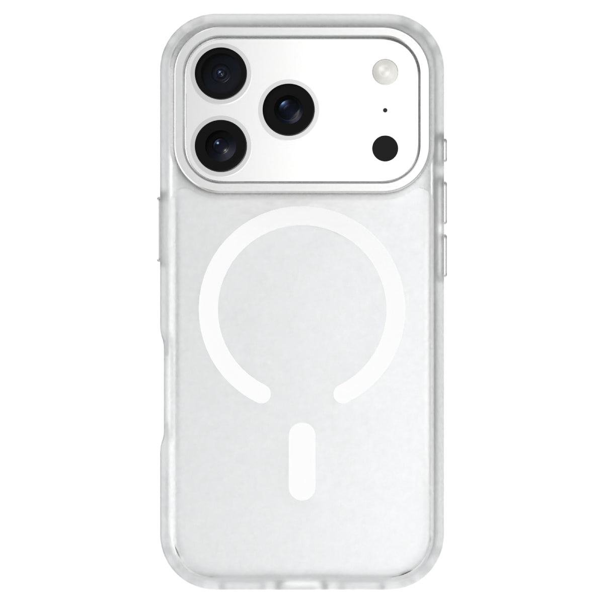 Hybrid Drop | SOFT TOUCH - iPhone 17 Pro Case MagSafe Compatible - Clear Frosted