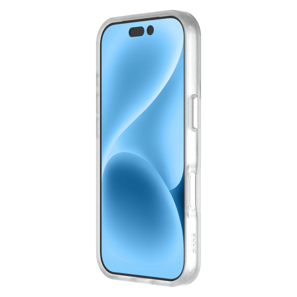 Hybrid Drop | SOFT TOUCH - iPhone 17 Pro Case MagSafe Compatible - Clear Frosted