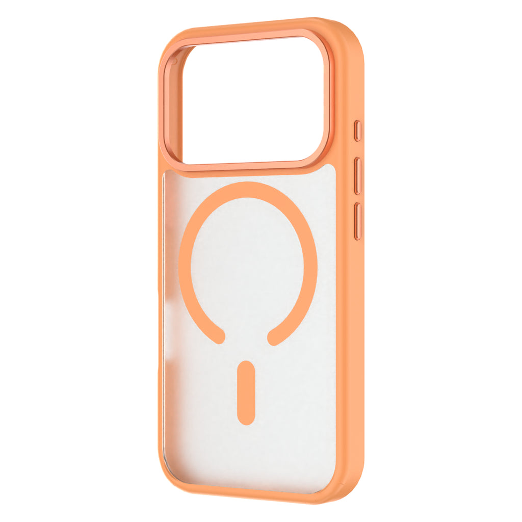 Hybrid Drop | SOFT TOUCH - iPhone 18 Pro | 17 Pro Case MagSafe Compatible - Papaya