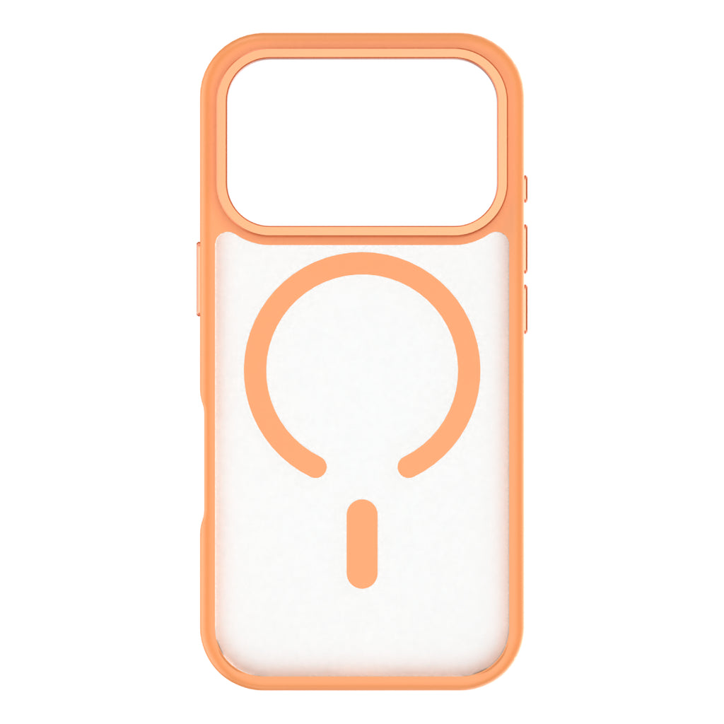 Hybrid Drop | SOFT TOUCH - iPhone 18 Pro | 17 Pro Case MagSafe Compatible - Papaya