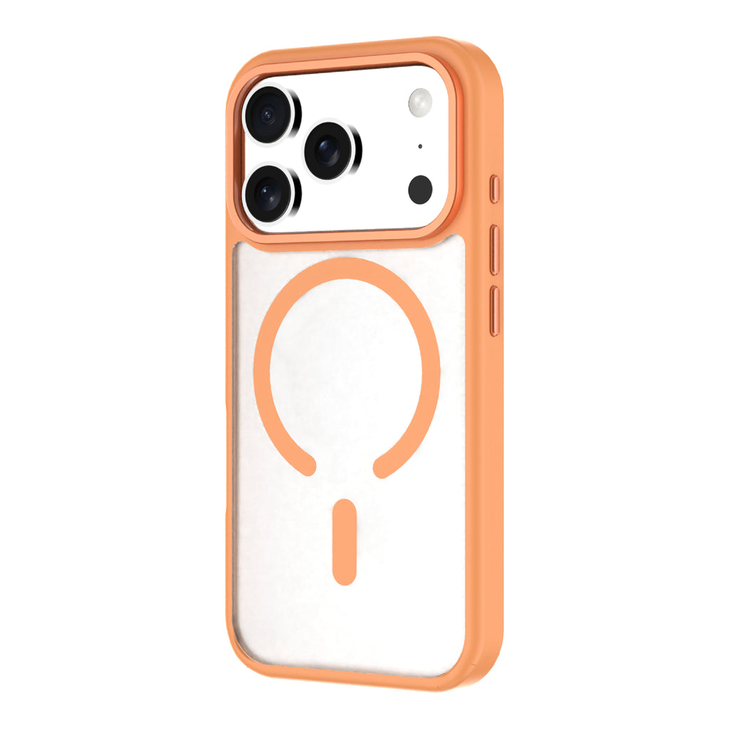 Hybrid Drop | SOFT TOUCH - iPhone 18 Pro | 17 Pro Case MagSafe Compatible - Papaya