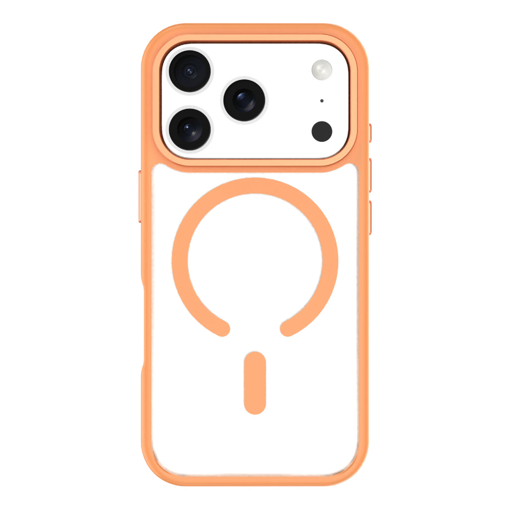 Hybrid Drop | SOFT TOUCH - iPhone 18 Pro | 17 Pro Case MagSafe Compatible - Papaya