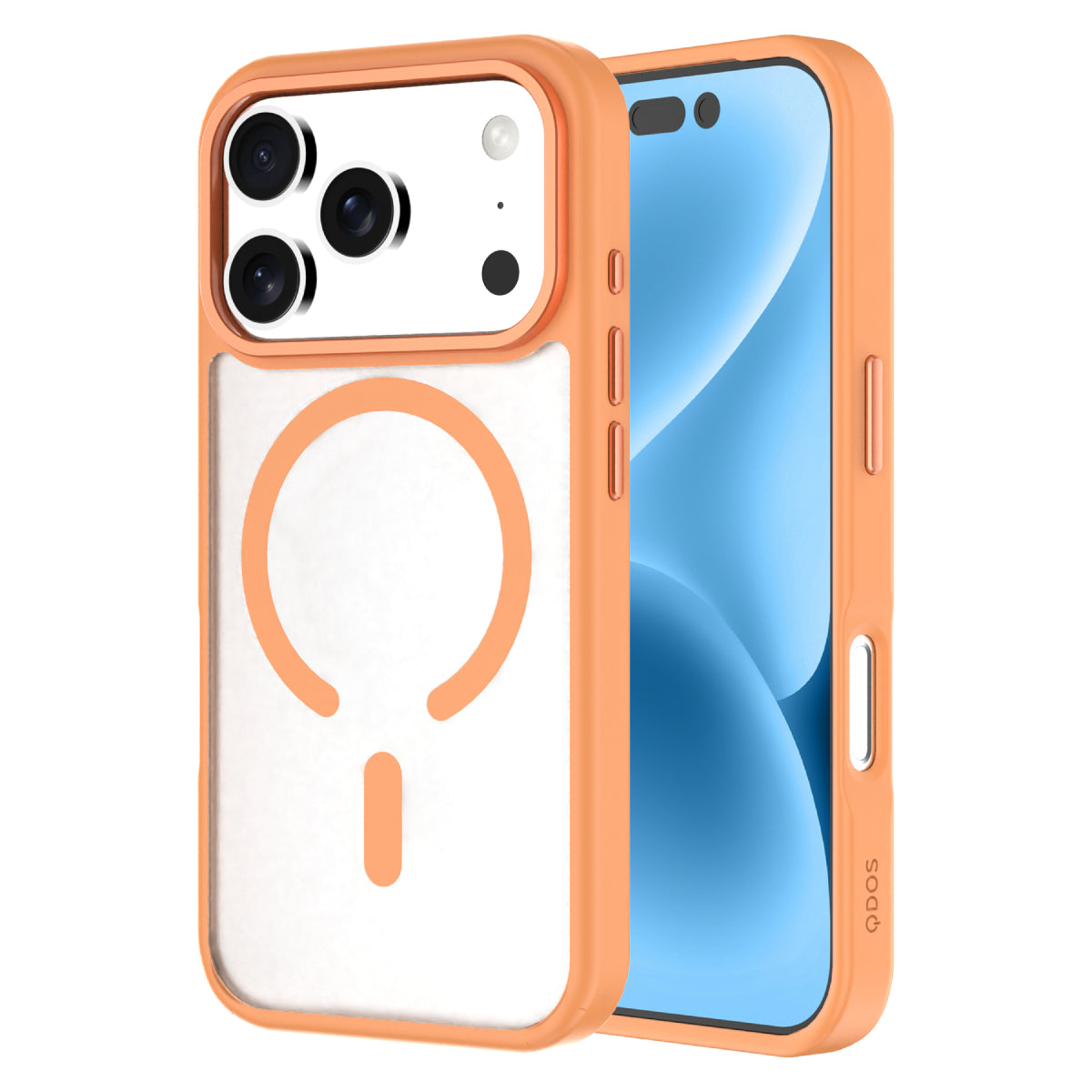 Hybrid Drop | SOFT TOUCH - iPhone 17 Pro Case MagSafe Compatible - Papaya