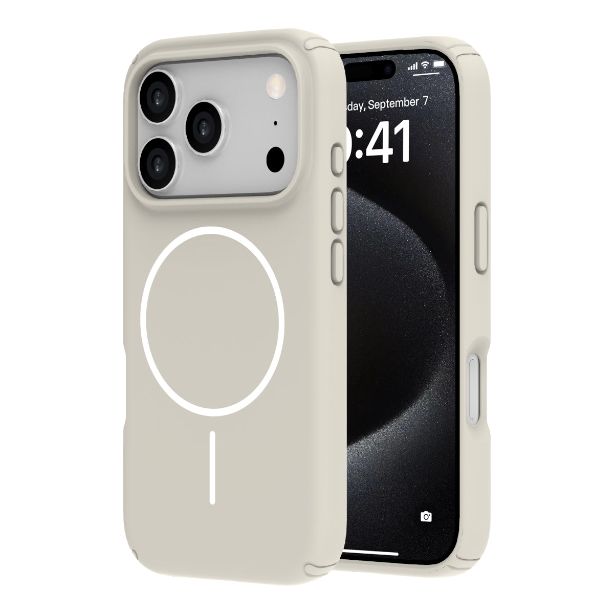 Tone - iPhone 17 Pro Case MagSafe Compatible - Cream