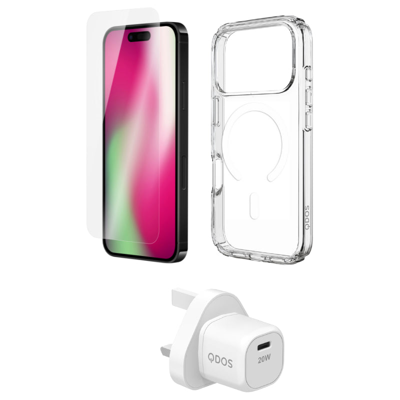 Starter Pack (UK Plug) - iPhone 17 Pro - White