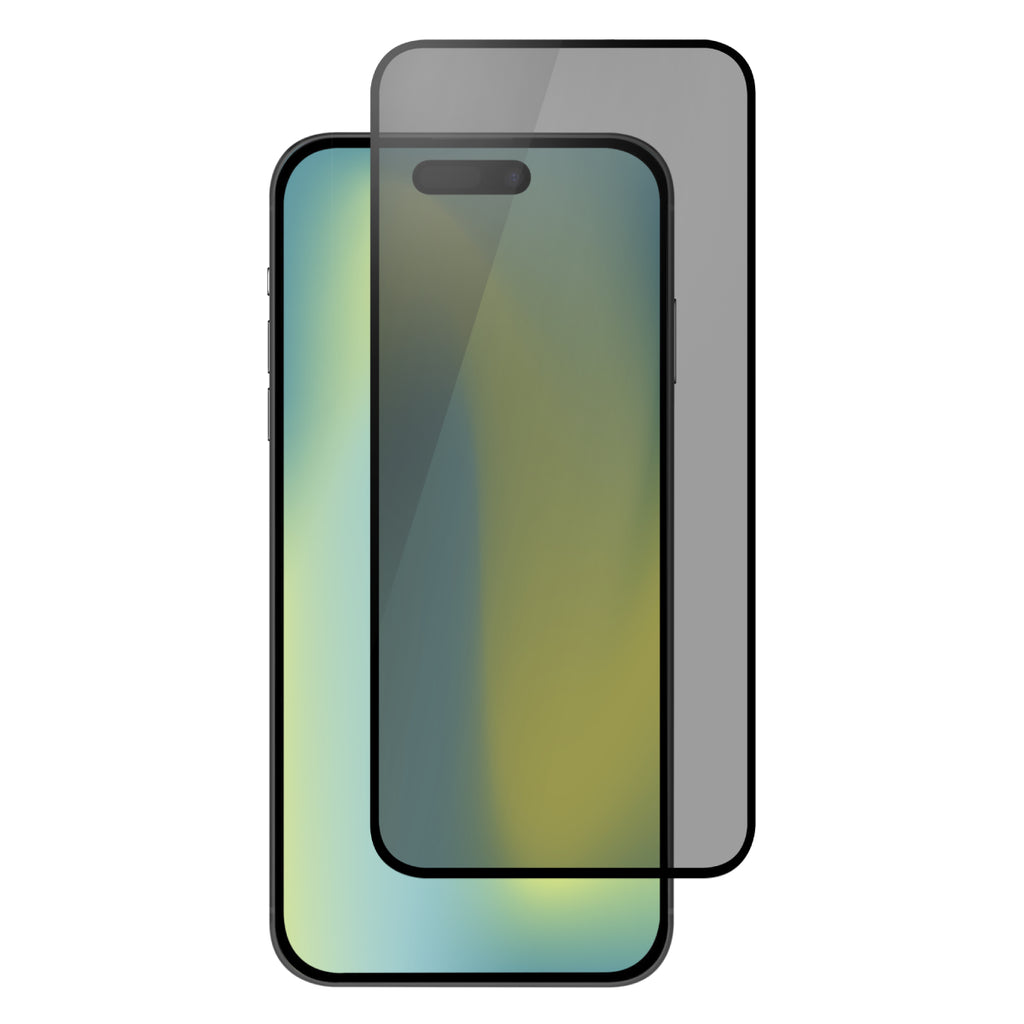 OptiGuard Eco Glass Privacy - iPhone 17 | iPhone 16 Pro Privacy Screen Protector - Privacy Black