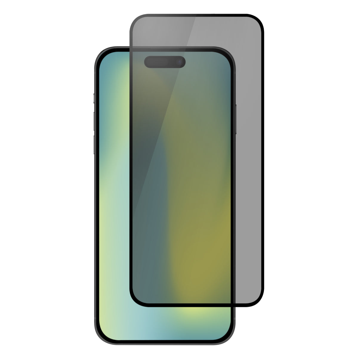 OptiGuard Eco Glass Privacy - iPhone 17 | iPhone 16 Pro Privacy Screen Protector - Privacy Black