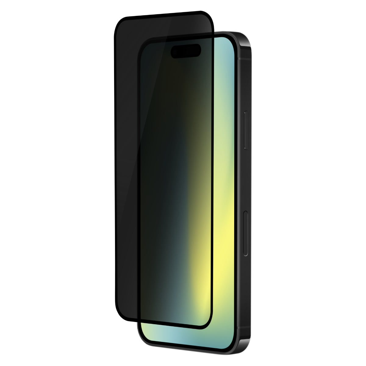 OptiGuard Eco Glass Privacy - iPhone 17 | iPhone 16 Pro Privacy Screen Protector - Privacy Black