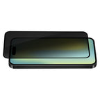 OptiGuard Eco Glass Privacy - iPhone 17 | iPhone 16 Pro Privacy Screen Protector - Privacy Black