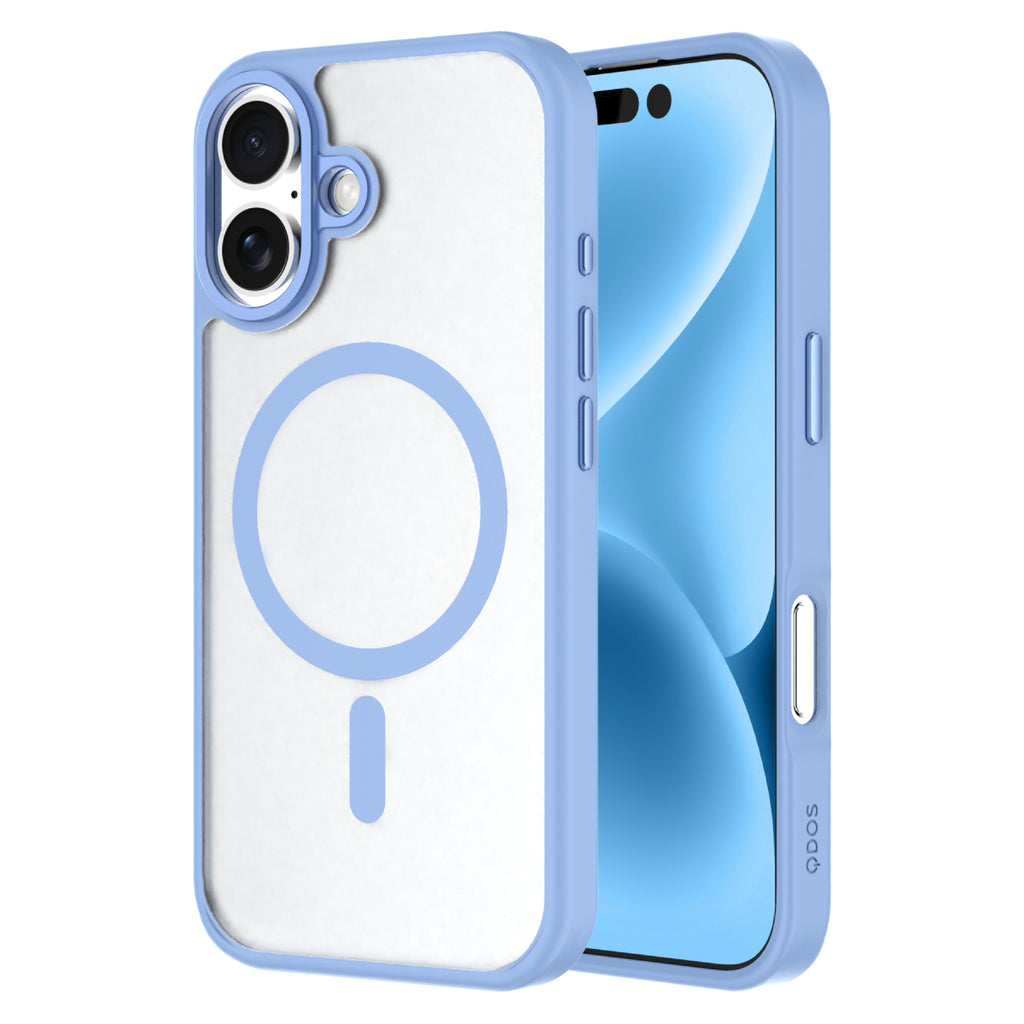 Hybrid Drop | SOFT TOUCH - iPhone 17 Case MagSafe Compatible - Baby Blue