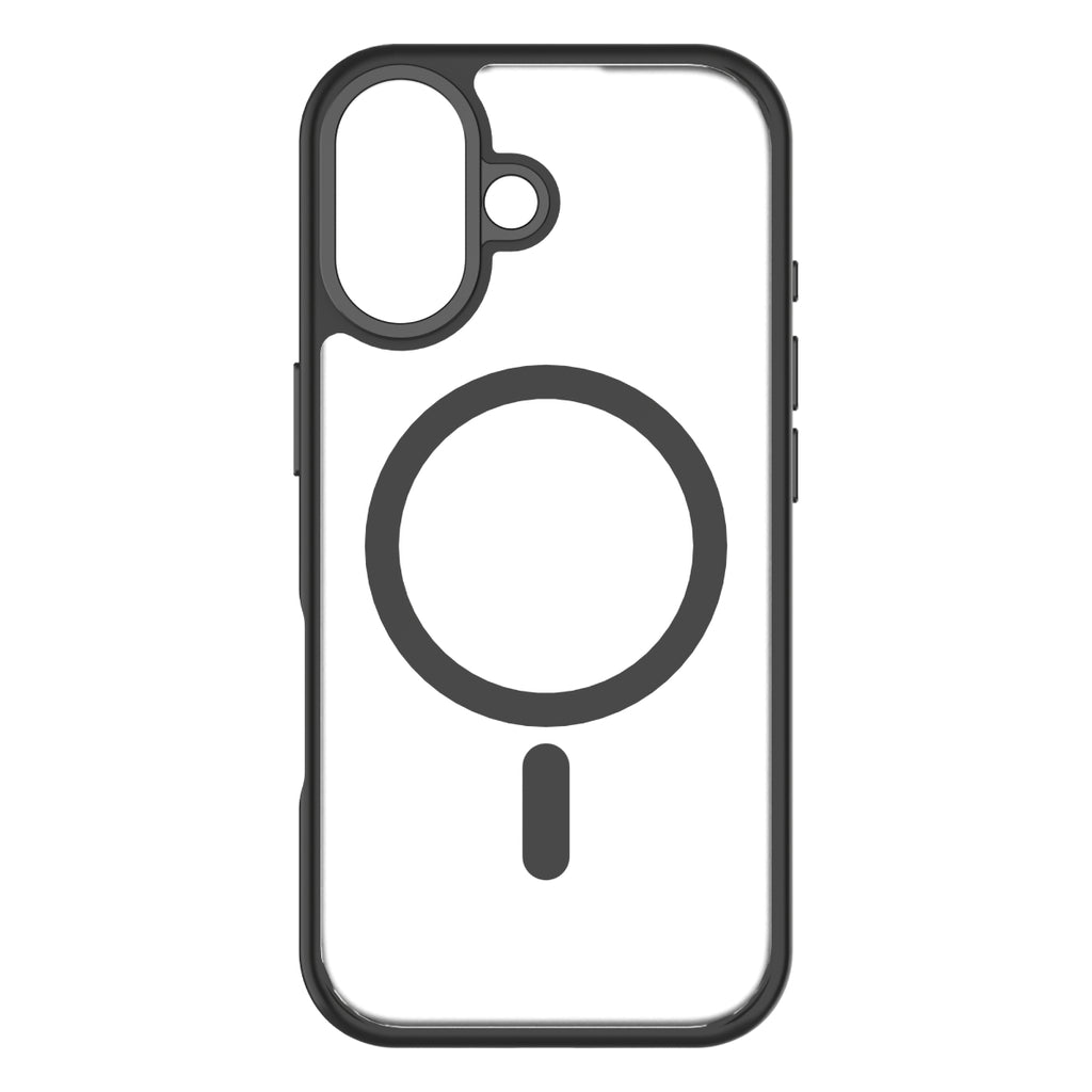 Hybrid Drop | SOFT TOUCH - iPhone 17 Case MagSafe Compatible - Black