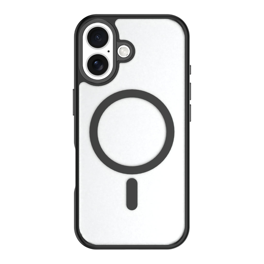 Hybrid Drop | SOFT TOUCH - iPhone 17 Case MagSafe Compatible - Black