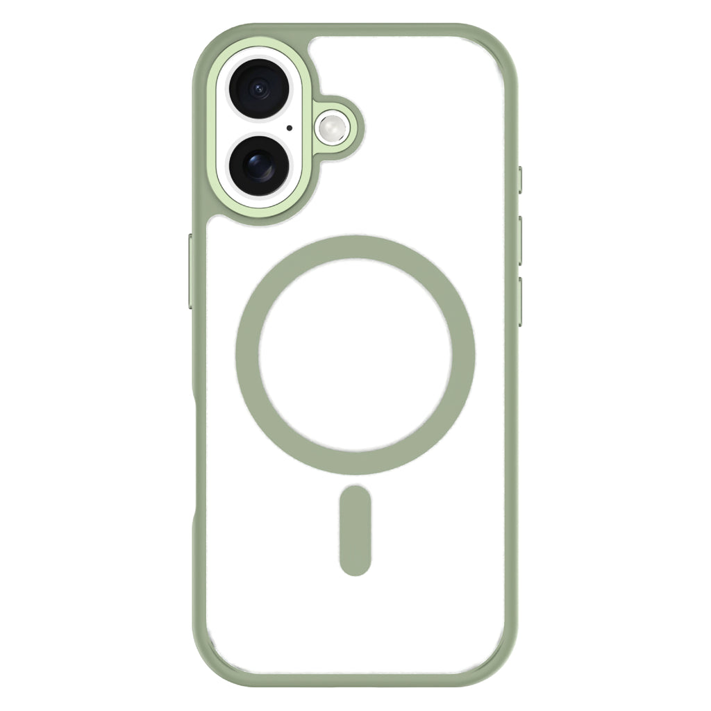 Hybrid Drop | SOFT TOUCH - iPhone 17 Case MagSafe Compatible - Green