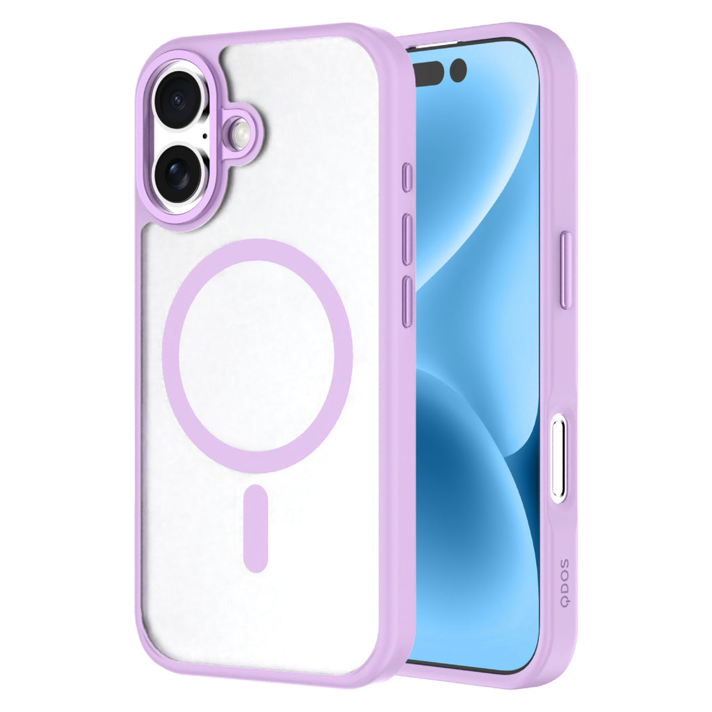 Hybrid Drop | SOFT TOUCH - iPhone 17 Case MagSafe Compatible - Purple