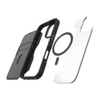 Hybrid Fold | MIL STD - iPhone 17 Folio Case Magsafe Compatible - Clear