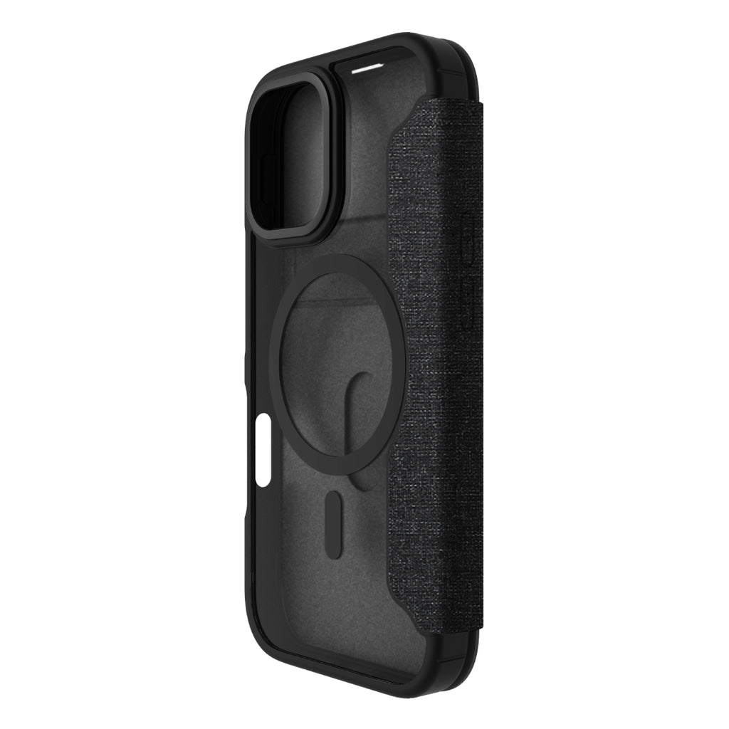 Hybrid Fold | MIL STD - iPhone 17 Folio Case Magsafe Compatible - Clear