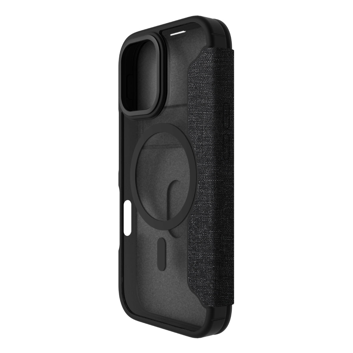 Hybrid Fold | MIL STD - iPhone 17 Folio Case Magsafe Compatible - Clear