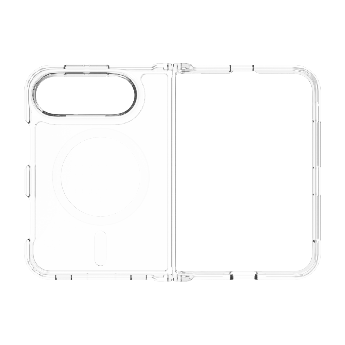 (GRS) HYBRID SNAP Case - iPhone Duo - Clear