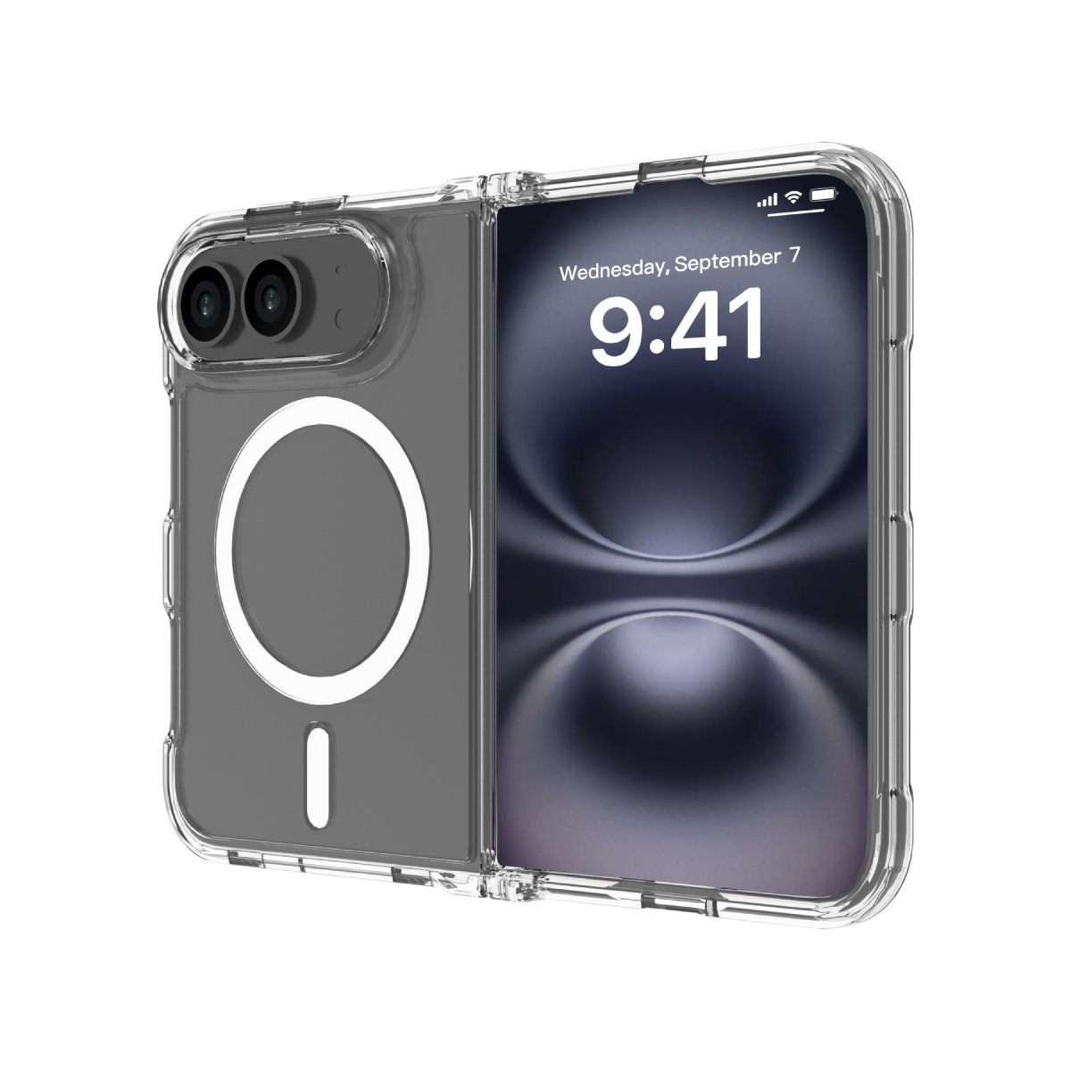 (GRS) HYBRID SNAP Case - iPhone Duo - Clear