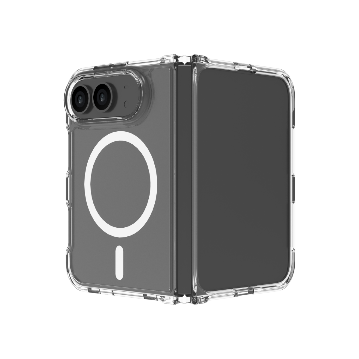 (GRS) HYBRID SNAP Case - iPhone Duo - Clear