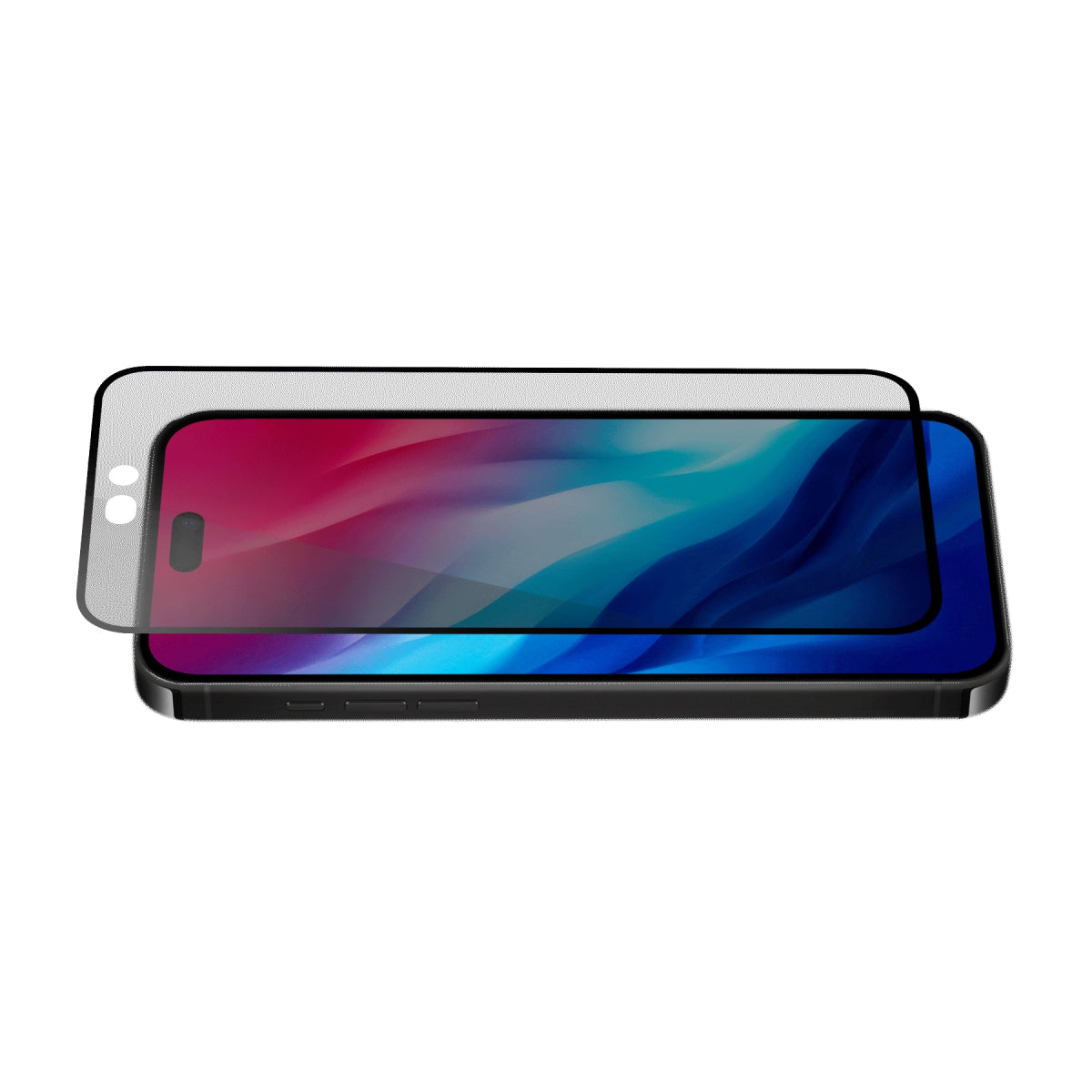 OptiGuard ECO Glass Privacy - iPhone 18 Pro - Privacy Black