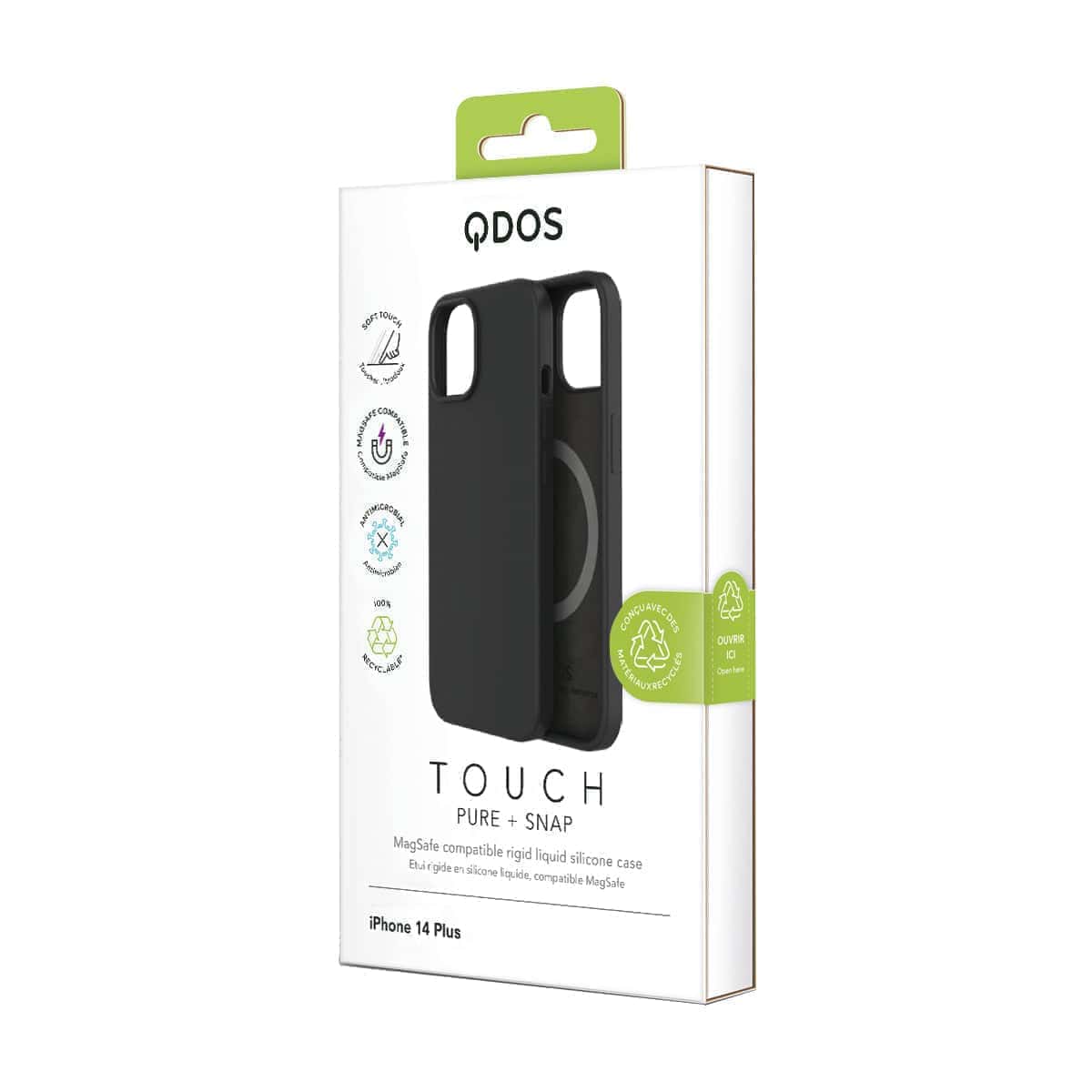Touch Pure + Snap - iPhone 14 Plus Case MagSafe Compatible - Black
