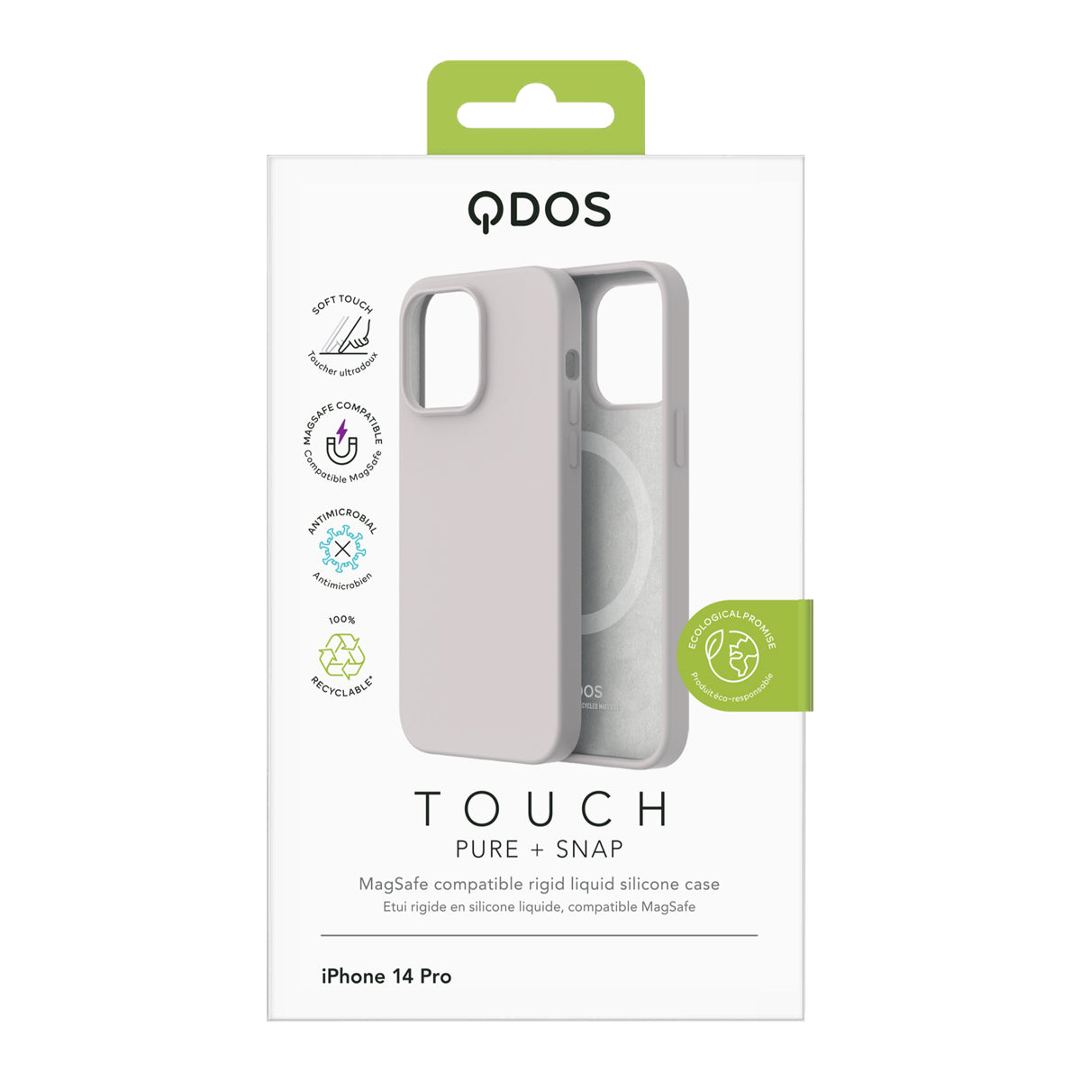 Touch Pure + Snap - iPhone 14 Pro Case MagSafe Compatible - Starlight