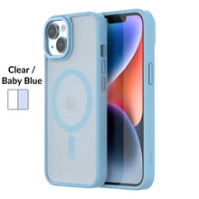 HYBRID SOFT + SNAP for iPhone 14/13 - Clear / Baby Blue