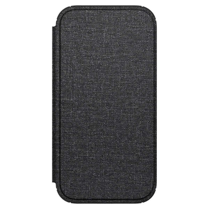 Hybrid Fold + Snap - Apple iPhone 14 Pro Max Wallet Case MagSafe Compatible - Clear Black, Front View of the Case and cover closed