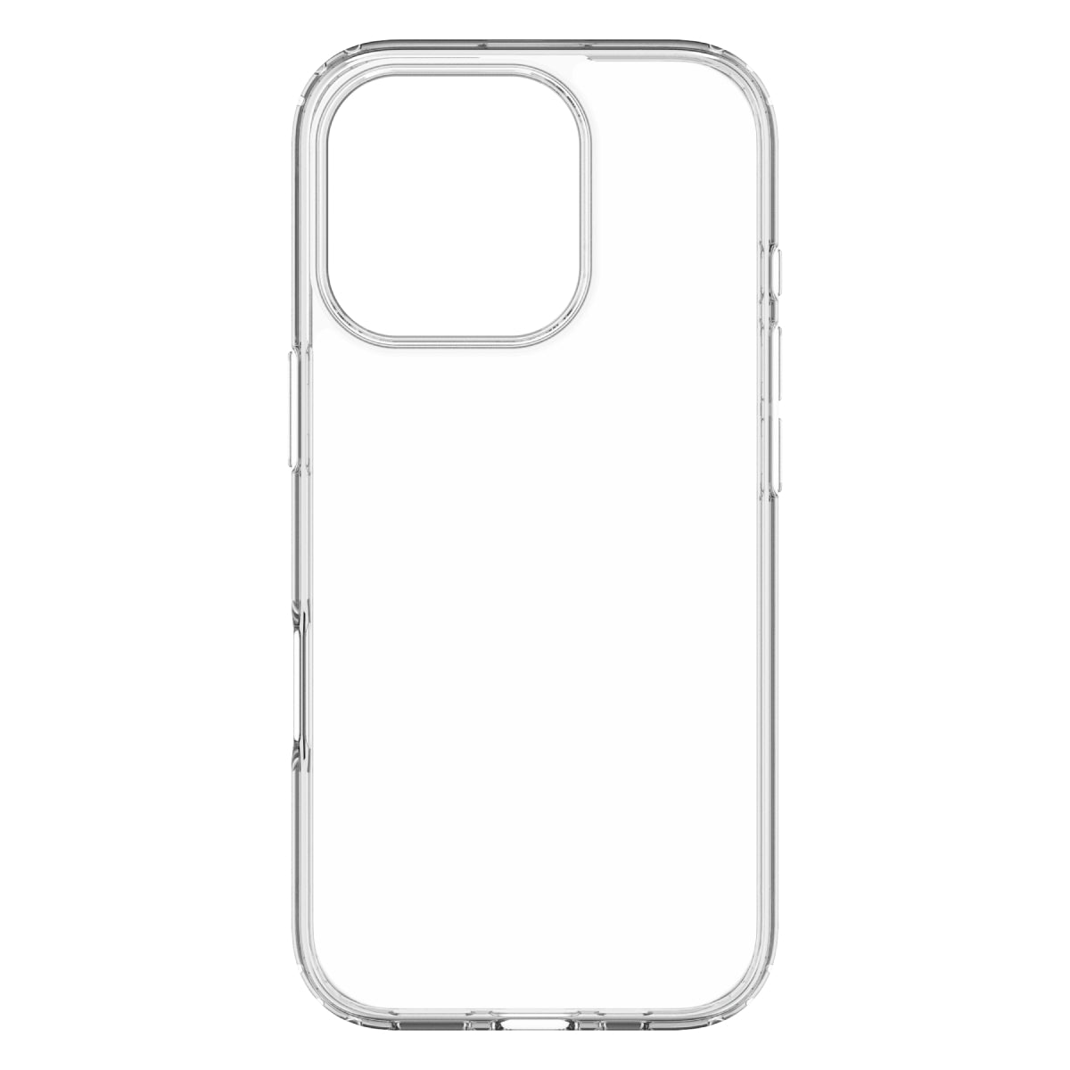 Hybrid - Apple iPhone 16 Pro Case - Clear, Rear View Transparent Back without Phone