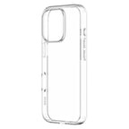 Hybrid - Apple iPhone 16 Pro Case - Clear, Angled View Transparent Back Without Phone