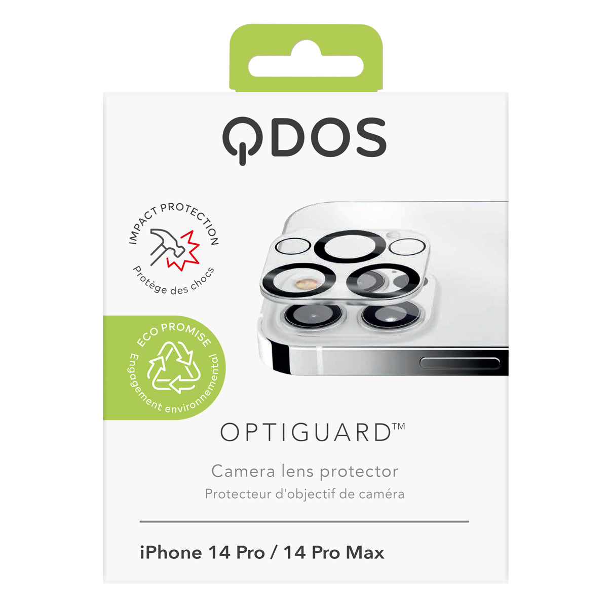 OptiGuard - iPhone 14 Pro | iPhone 14 Pro Max Camera Lens Protector - Clear