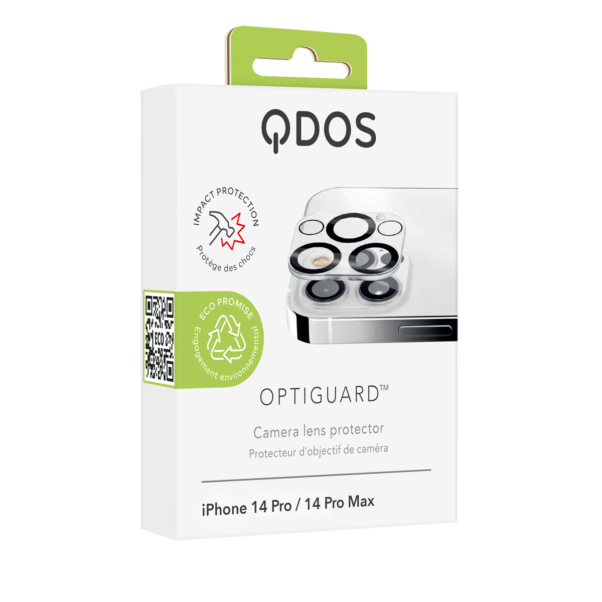 OptiGuard - iPhone 14 Pro / iPhone 14 Pro Max Camera Lens Protector - Clear