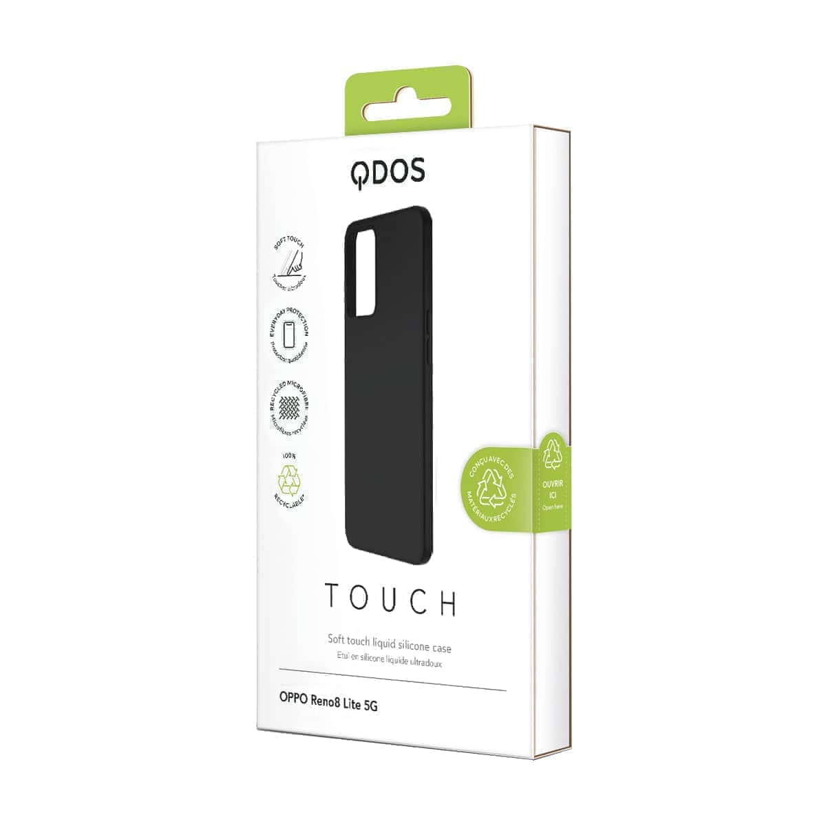 Touch Case for OPPO Reno8 Lite 5G - Black
