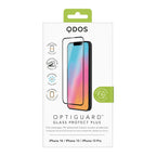 OptiGuard Glass Protect Plus - Phone 14 | iPhone 13 | iPhone 13 Pro Screen Protector - Clear / Black Frame