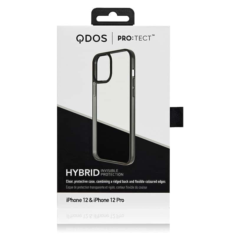 HYBRID Clear Case for iPhone 12/12 Pro Grey