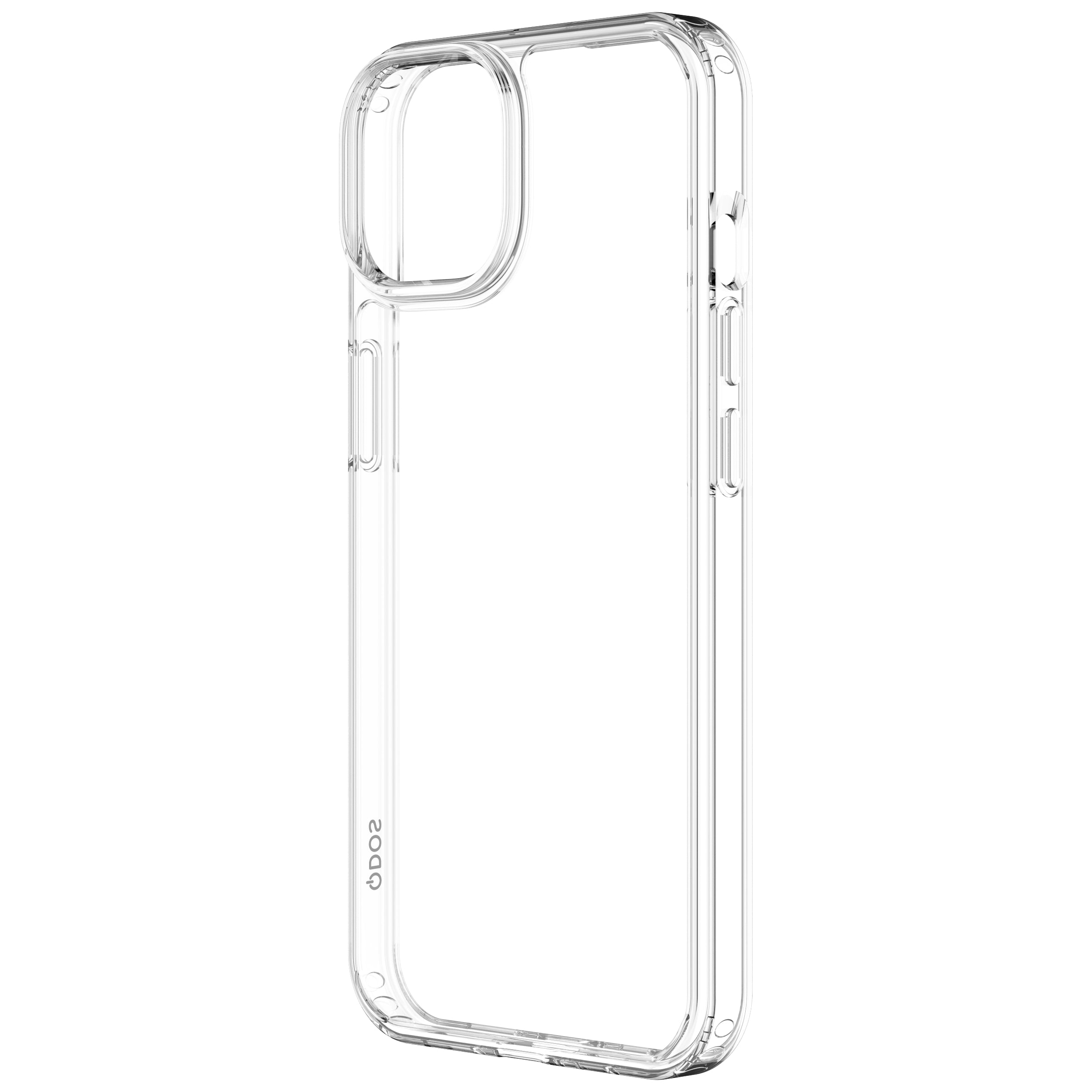 Hybrid - Apple iPhone 14 Plus  - Clear, Angled Rear View Transparent Back Without Phone