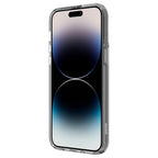 Hybrid - Apple iPhone 14 Pro  - Clear, Angled Front View with Phone and Screen Display On