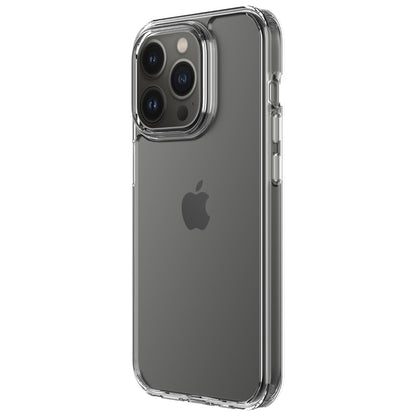 Hybrid - Apple iPhone 14 Pro  - Clear, Angled Rear View Transparent Back with Phone