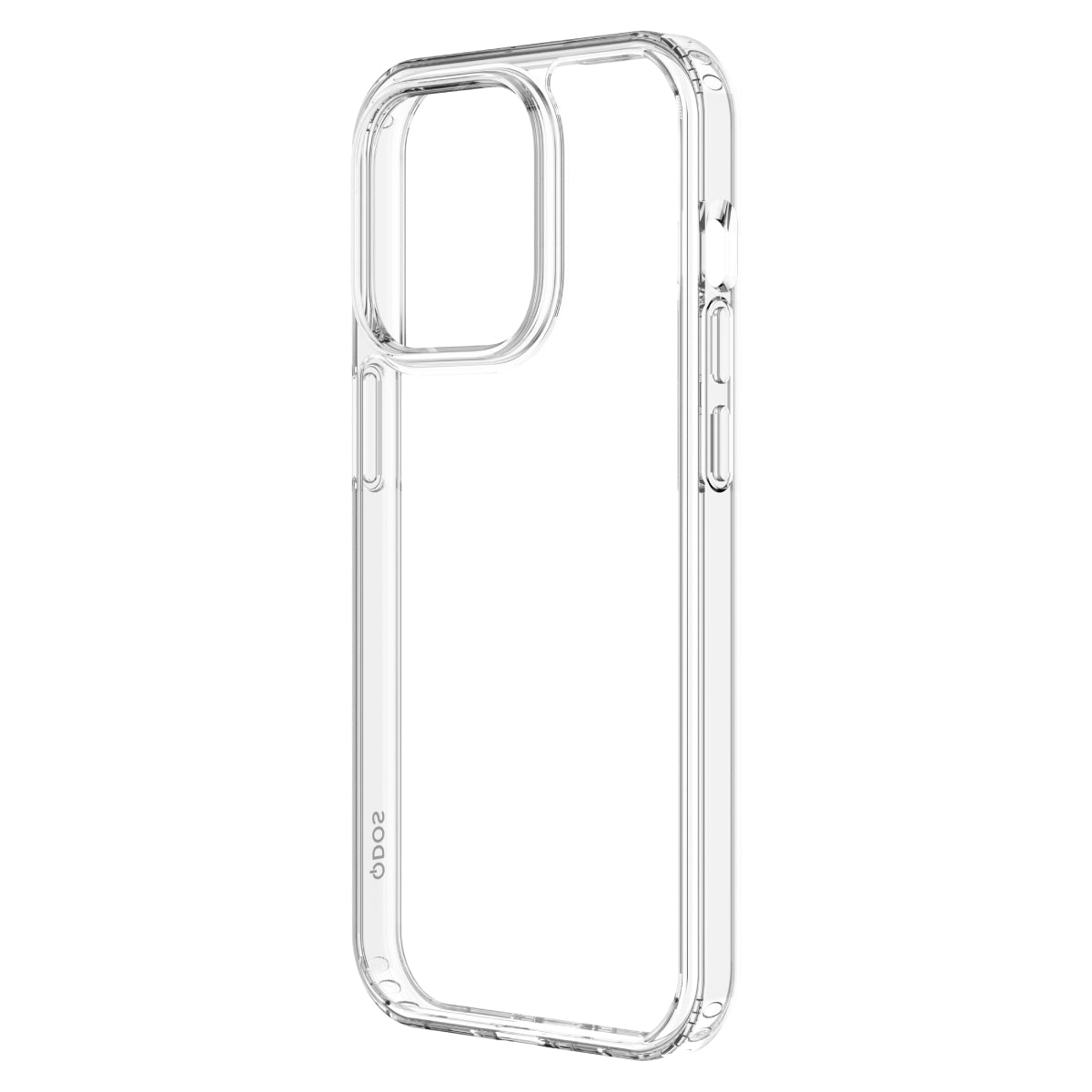 Hybrid - Apple iPhone 14 Pro  - Clear, Angled Rear View Transparent Back Without Phone