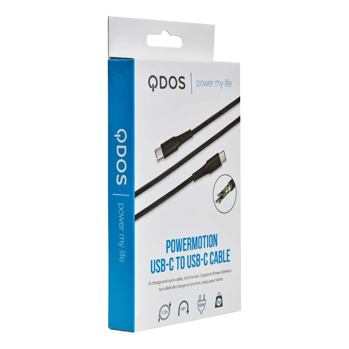 PowerMotion USB-C to USB-C Cable (1.2m) - Black