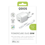 PowerCube DUO 20W Power Adapter - White